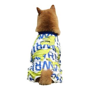 中大型犬夏季凉凉衣金毛萨摩边牧柴犬狗狗防晒防掉毛防虫四脚衣