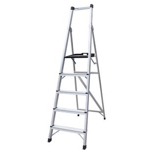 瑞居可折叠梯子家用梯工程梯宽踏板理货梯室内铝合金多功能梯子