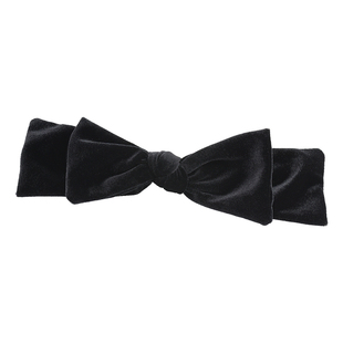 suzyacc kr法式复古丝绒蝴蝶结发夹女2024新款气质高端夹子头饰