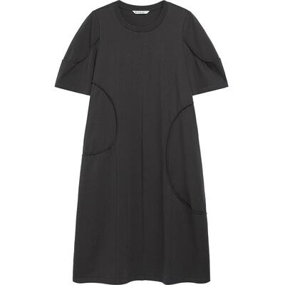 播淡人泡泡袖连衣裙女商场同款2024夏季小众休闲长裙BDR2LD0618