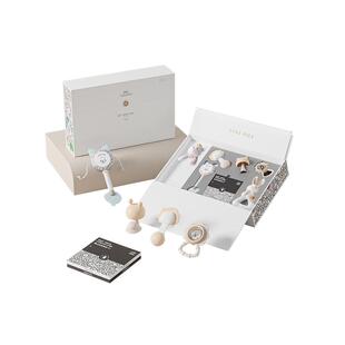 英氏新生儿礼盒玩具小月龄宝宝见面礼物婴儿0-12月手摇铃抓握训练