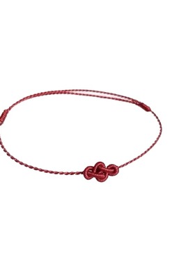 简约红绳脚链细款大乘金刚结手绳脚绳男女款情侣闺蜜