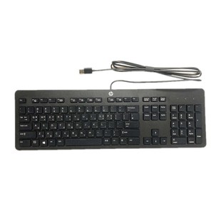 【内含原厂膜】HP惠普usb方口韩文韩语韩国朝鲜语薄静音有线键盘