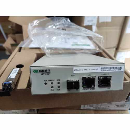 议价全新原装格林威尔GPN601-G-SFP-AC220S千兆单纤/双纤光纤收发