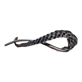 高级感时尚头发夹子女后脑勺盘发一字夹发卡气质扭头头饰发饰