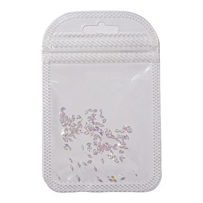 gaoy戈雅爆闪迷你小号平底菱形锆石钻美甲饰品拼接麦穗透底雪花钻