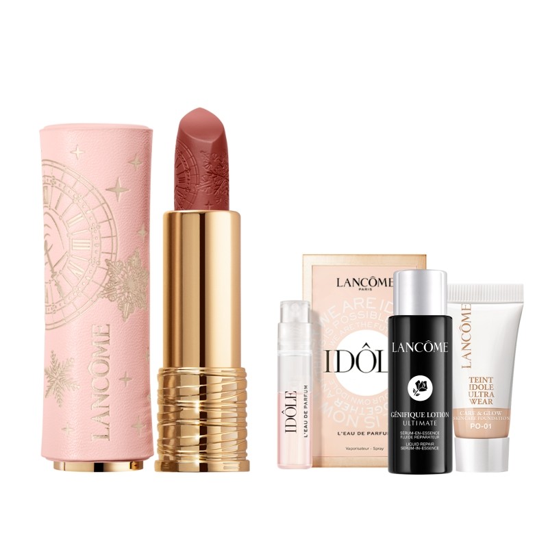 【圣诞礼物】兰蔻90周年圣诞限定彩妆时光气垫幸福邮戳唇膏