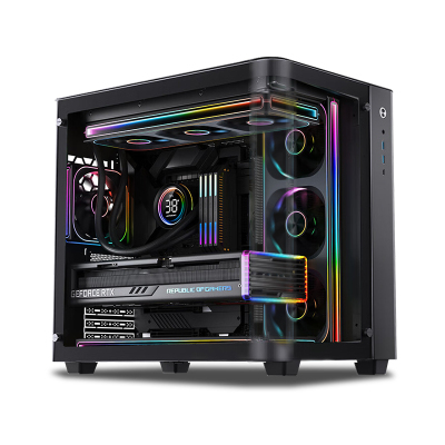 intel官方旗舰店 U9 285K/RTX5070Ti/RTX5080/5090曲面海景房电脑主机渲染DIY组装机电脑整机