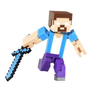 MC我的世界him手办3D打印多关节可动积木人仔偶摆件儿童生日礼物