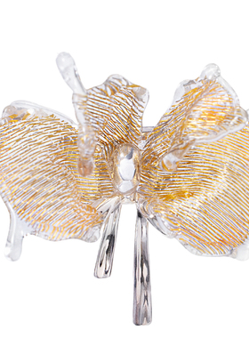 新款ATRIAL SENSING轻奢高级感个性小众金色蝴蝶戒指张靓颖同款