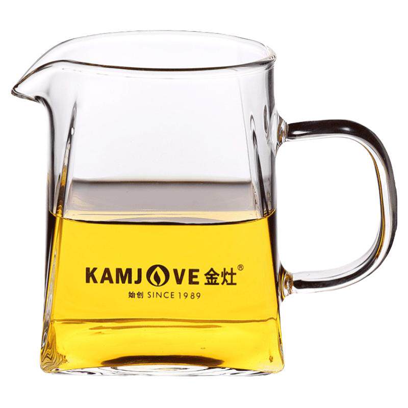 金灶加厚耐热玻璃茶道杯