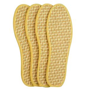 春夏季木浆草席鞋垫留香防臭透气吸汗舒适男女通用皮鞋鞋垫子防滑