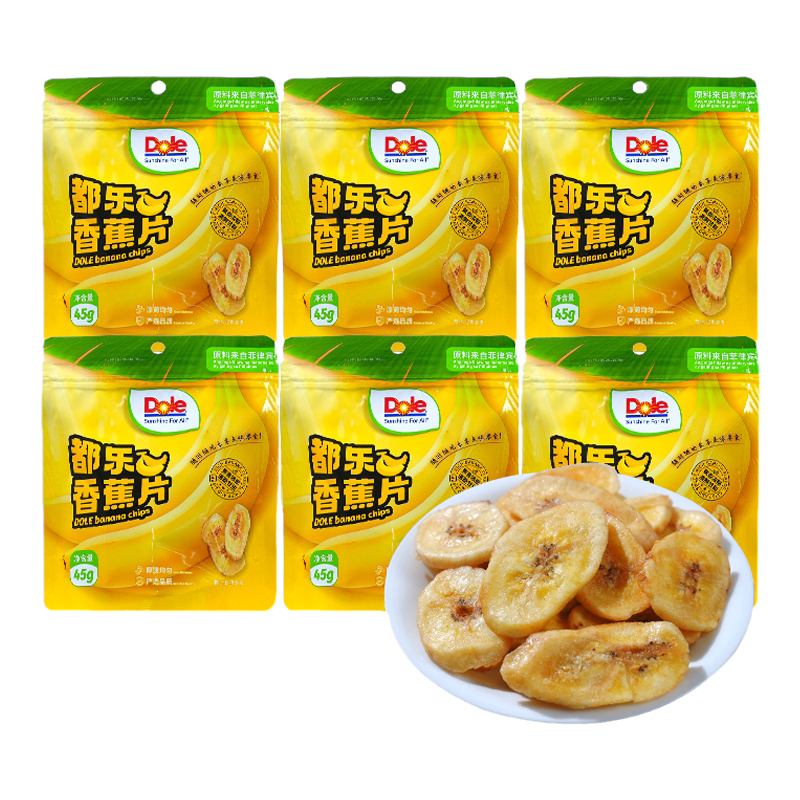 DOLE都乐香蕉卷 酥脆蕉香浓香蕉干/片