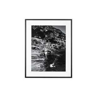 a4新款青枝铝合金画廊相框简约无酸装裱收藏保护级黑色银色a3a2