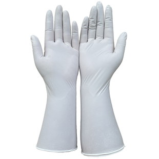 尚巧家一次性手套食品级加厚加长餐饮厨房家务用清洁防油丁腈橡胶