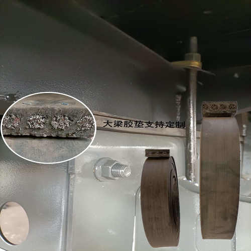 车厢枕木垫木货车大梁垫皮汽车大梁胶垫货箱缓冲厚橡胶减震钢丝垫