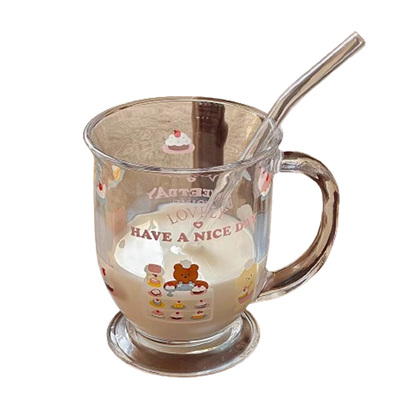 【小红薯爆款】熊熊甜品屋玻璃杯