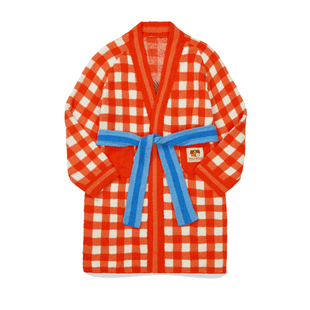 wigglewiggle新款睡袍女秋冬珊瑚绒可爱浴袍睡衣套装加长加厚款