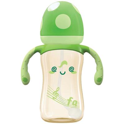 PPSU蘑菇成长耐摔吸管婴儿奶瓶