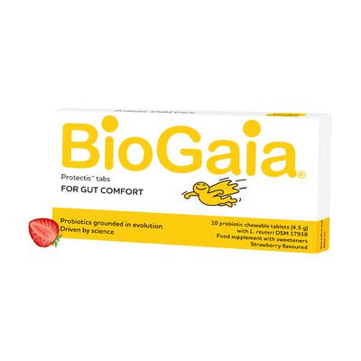拜奥益生菌草莓味咀嚼片10片