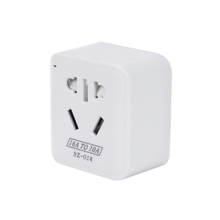 空调插座转换器16A转10A一转一排插带开关三孔转五孔转换插头家用