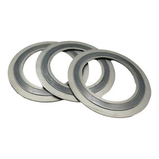 D型美标304不锈钢内外环金属缠绕垫片石墨垫高温高压法兰密封垫