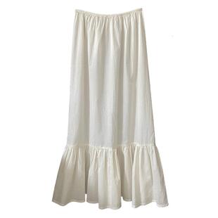旗袍打底裙大码纯棉鱼尾半身打底 不静电 百搭内搭裙汉服内搭