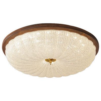 黑胡桃木原木风现代中古灯具