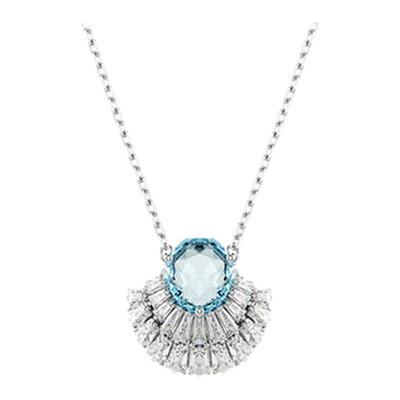 施华洛世奇蓝色贝壳项链