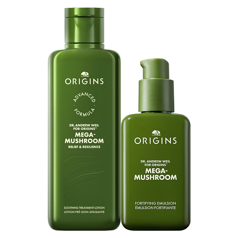 【圣诞礼物】悦木之源灵芝修护强韧水乳套装菌菇水祛痘