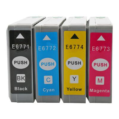 信印T677墨盒适用爱普生EPSON WP-4511 wp4521 wp4531 wp4011 wp4091打印机T6771-4彩色打印机墨盒