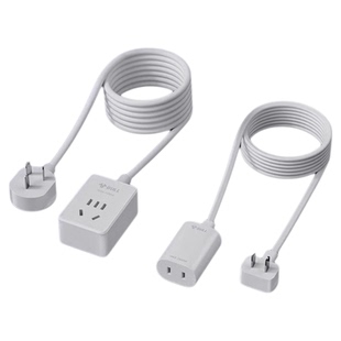 公牛延长线插座迷你便携插板家用单孔排插电源小型插排插头拖线板