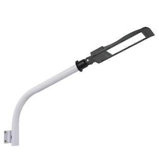 路灯头LED户外防水防雷市电220V挑臂加厚铝壳超亮30W50W100W150W