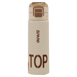 简约保温杯男女生高颜值初中生双饮学生上学专用产妇带吸管水杯子