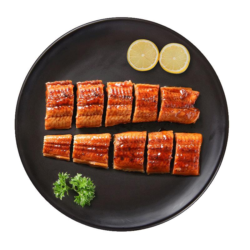 【自】三都港蒲燒鰻魚段碳烤鰻魚即食熟食生鮮鰻魚飯210g*3