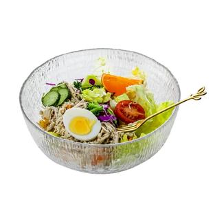 玻璃碗耐高温饭碗沙拉碗家用透明大号水果碗高颜值吃面的汤碗餐具