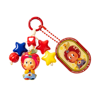 MoMo原创星星人挂件手机挂串萌粒手工diy钥匙扣包包挂饰新年礼物