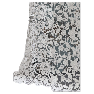 欧式洛丽塔玫瑰镂空水溶蕾丝碎花面料G13婚纱礼服连衣裙绣花布料