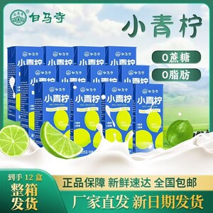 白马寺小青柠风味酸牛奶含乳饮品营养美味早餐奶国企品质
