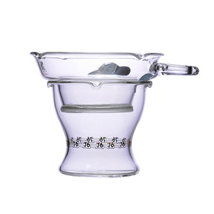 台湾76耐热玻璃茶漏茶滤茶叶过滤网茶具配件创意滤茶器公道杯茶隔
