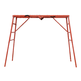 可折叠马凳升降加厚特厚装修圆管伸缩脚架2米工地加高圆脚铁架子