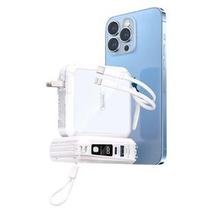 新国标3C安全认证】remax睿迈充电宝88VIP享自带线三合一带插头15000毫安大容量20W快充移动电源可上飞机