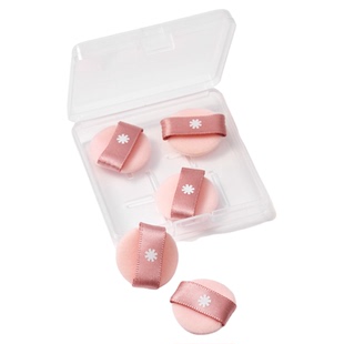 星兜超迷你粉扑适配CT粉饼小样0.8G迷你植绒替换粉扑5片MINI小号