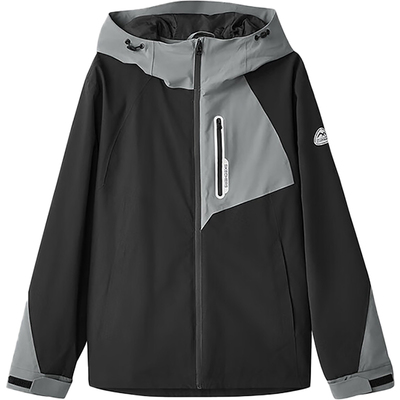 斯凯奇男士复古户外徒步冲锋衣