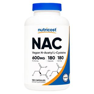 美国原装Nutricost NAC补充剂N乙酰L半胱氨酸600mg
