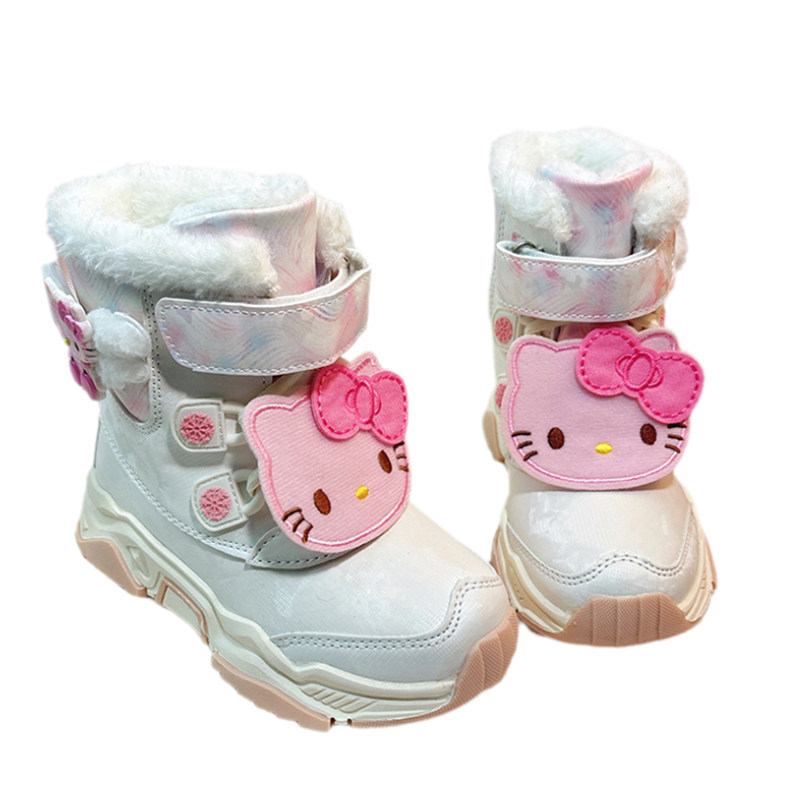 女童防寒东北大棉鞋加绒雪地靴冬