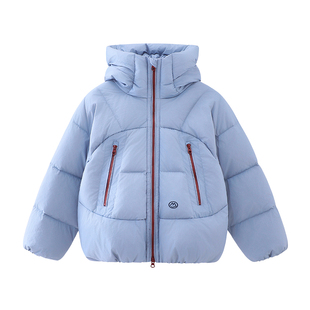 【户外防泼水】半度闲女童羽绒服冬装加厚洋气新款儿童90鸭绒外套