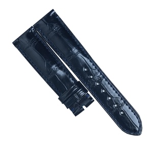 适配碟飞表带欧米茄真皮男女海马原装超霸美洲鳄鱼皮OMEGA手表带