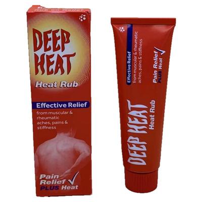 现货新版英国DEEP HEAT热疗去痛按摩膏腰背疼 深度热疗按摩