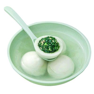 鹿有有荠菜大汤团多口味